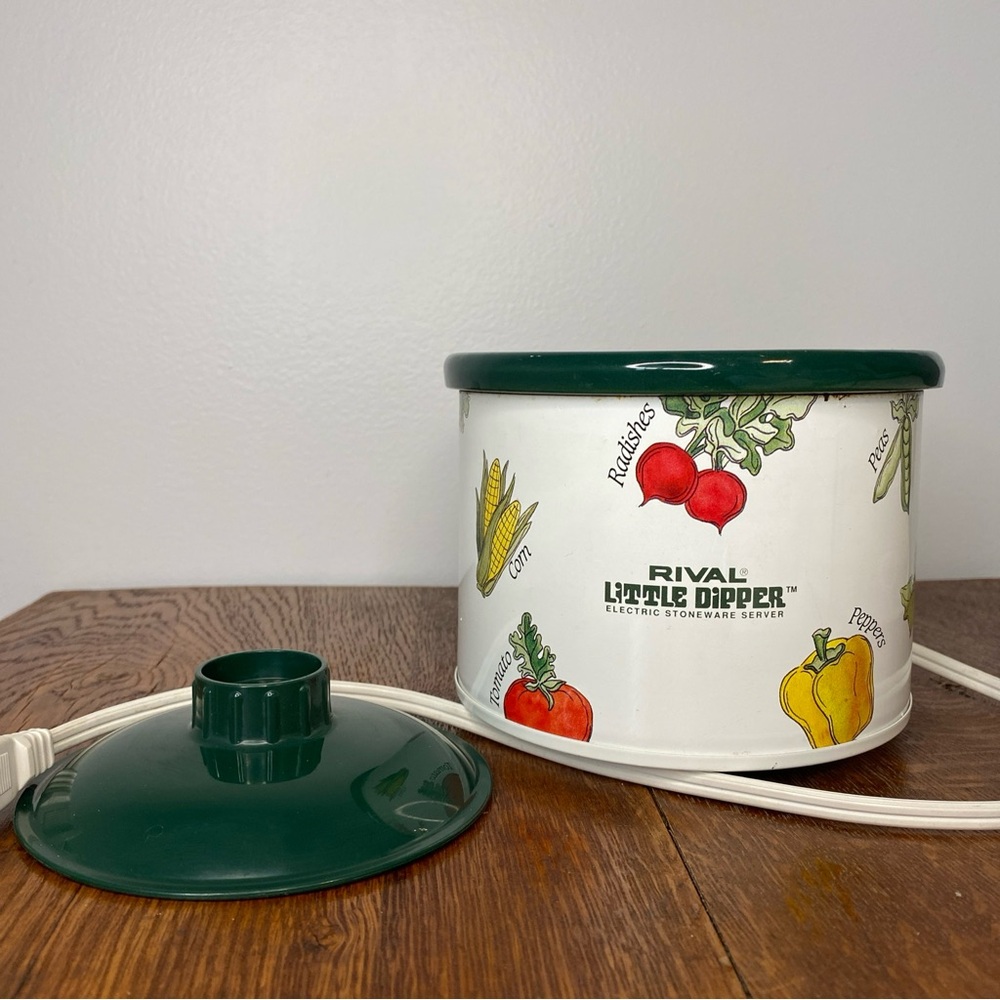 Crock Pot Little Dipper 16 oz Mini Slow Cooker, Vegetables, Model 3204 WORKS